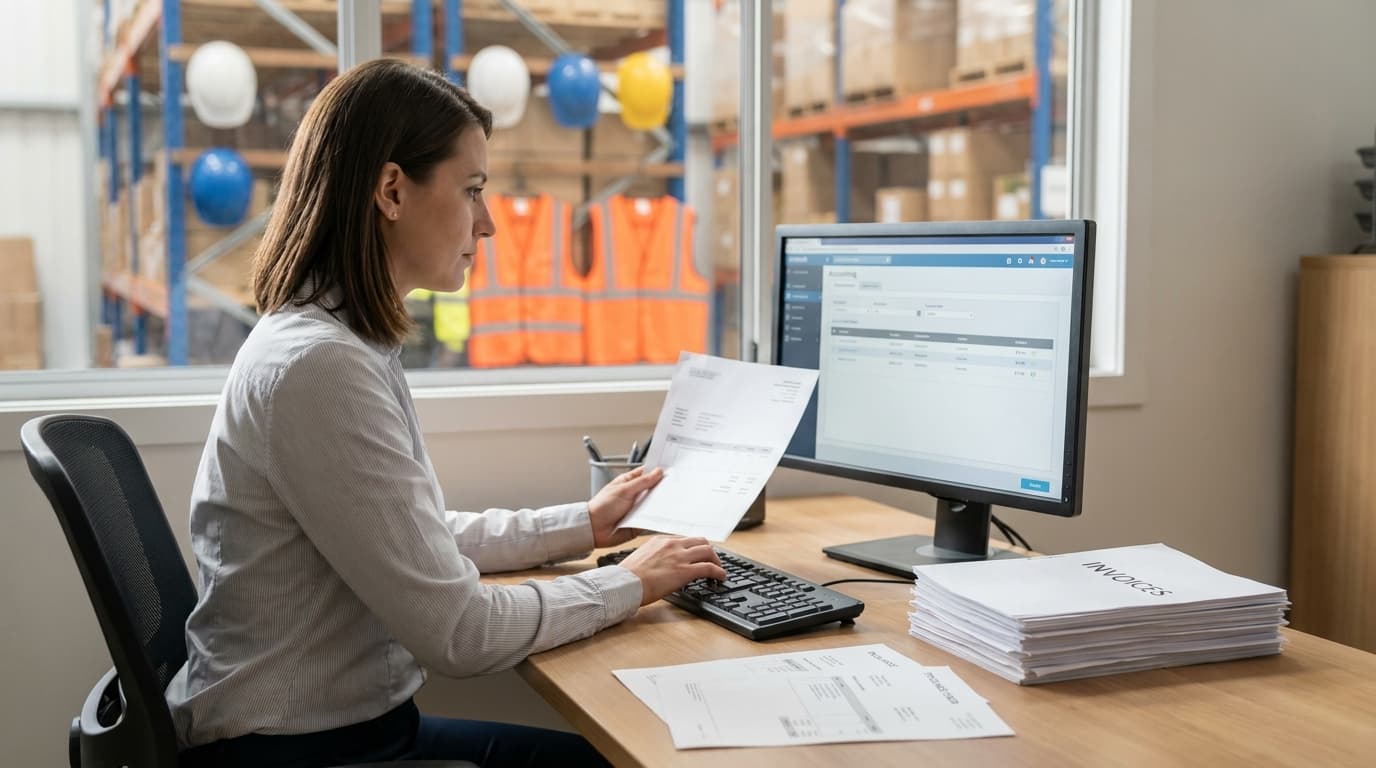 AP Automation case study — Canadian industrial safety distributor, ~1,500 invoices/month